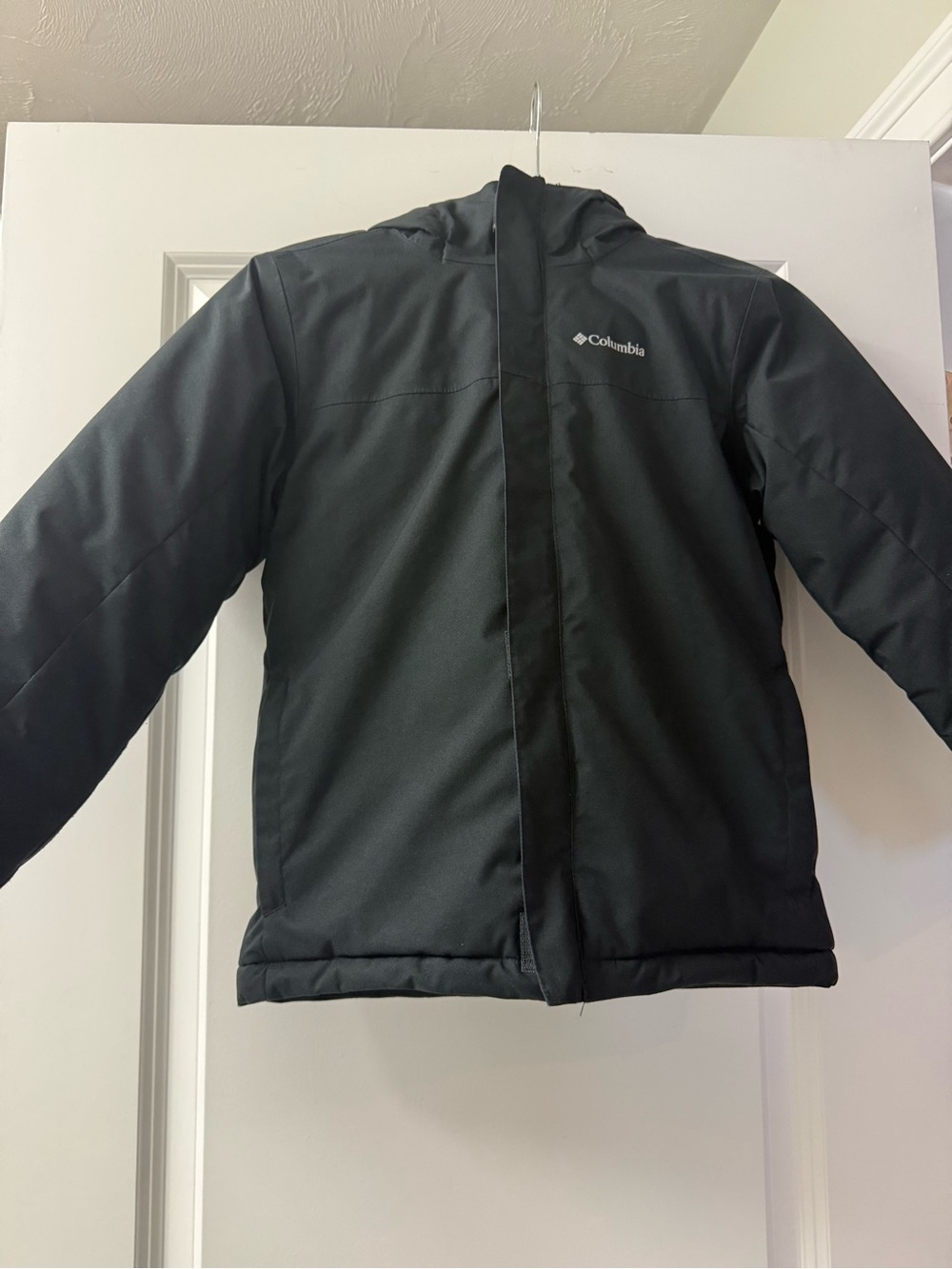 Columbia Black Kids Hooded Puffer Jacket